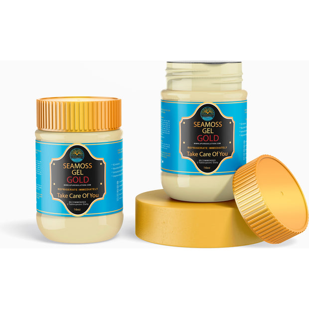 Experience the Gold Standard in Sea Moss: Premium GOLD Sea Moss Gel
