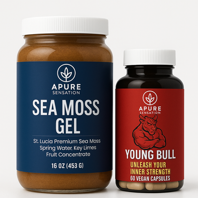 Young Bull Sea moss Gel 16 oz – Built for Stamina, Strength &amp; Recovery !